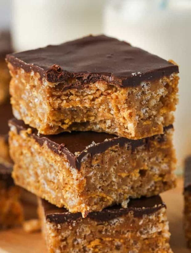 No-Bake Peanut Butter Bars