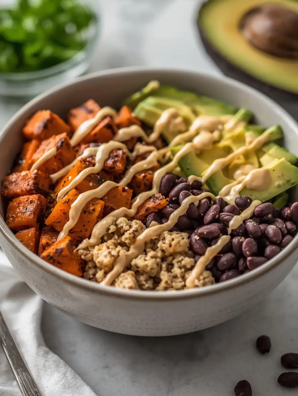 Savory Sweet Potato Buddha Bowl