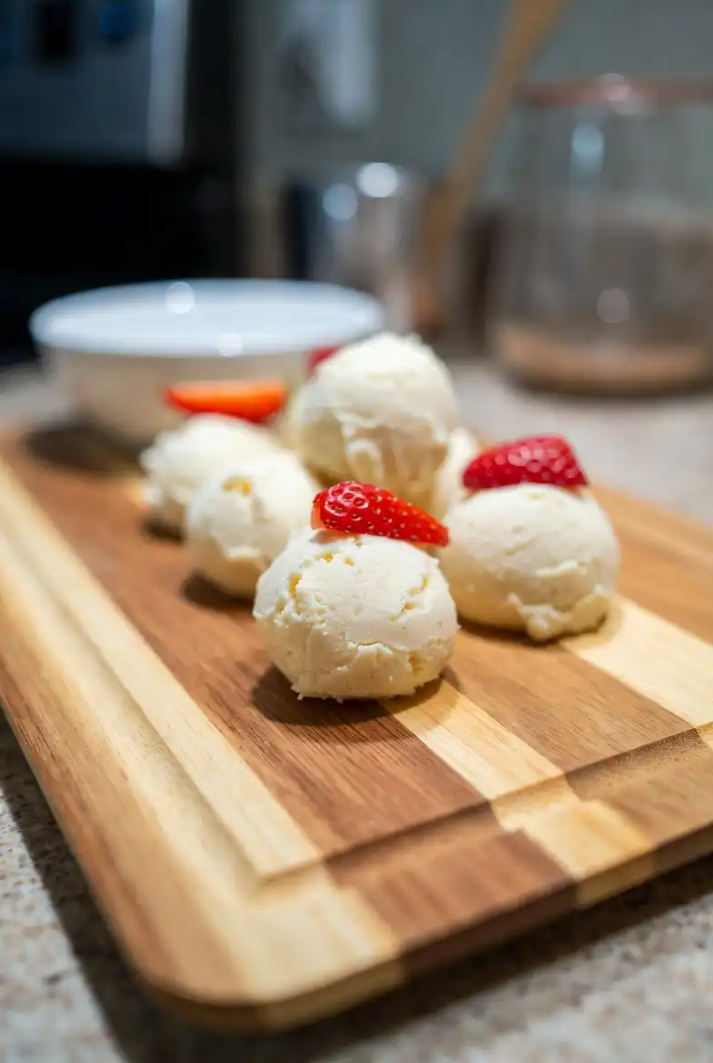 Strawberry Cheesecake Fat Bombs