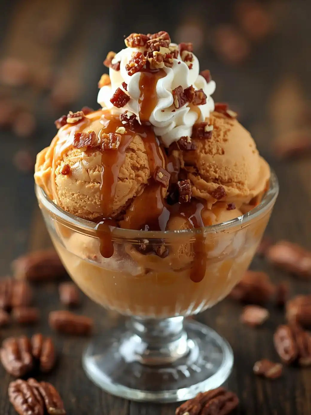 Sweet Potato Ice Cream Sundae