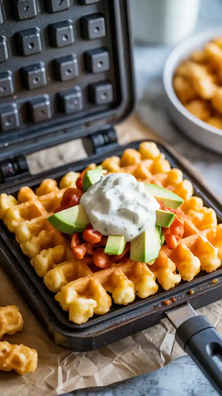 Tater Tot Waffle