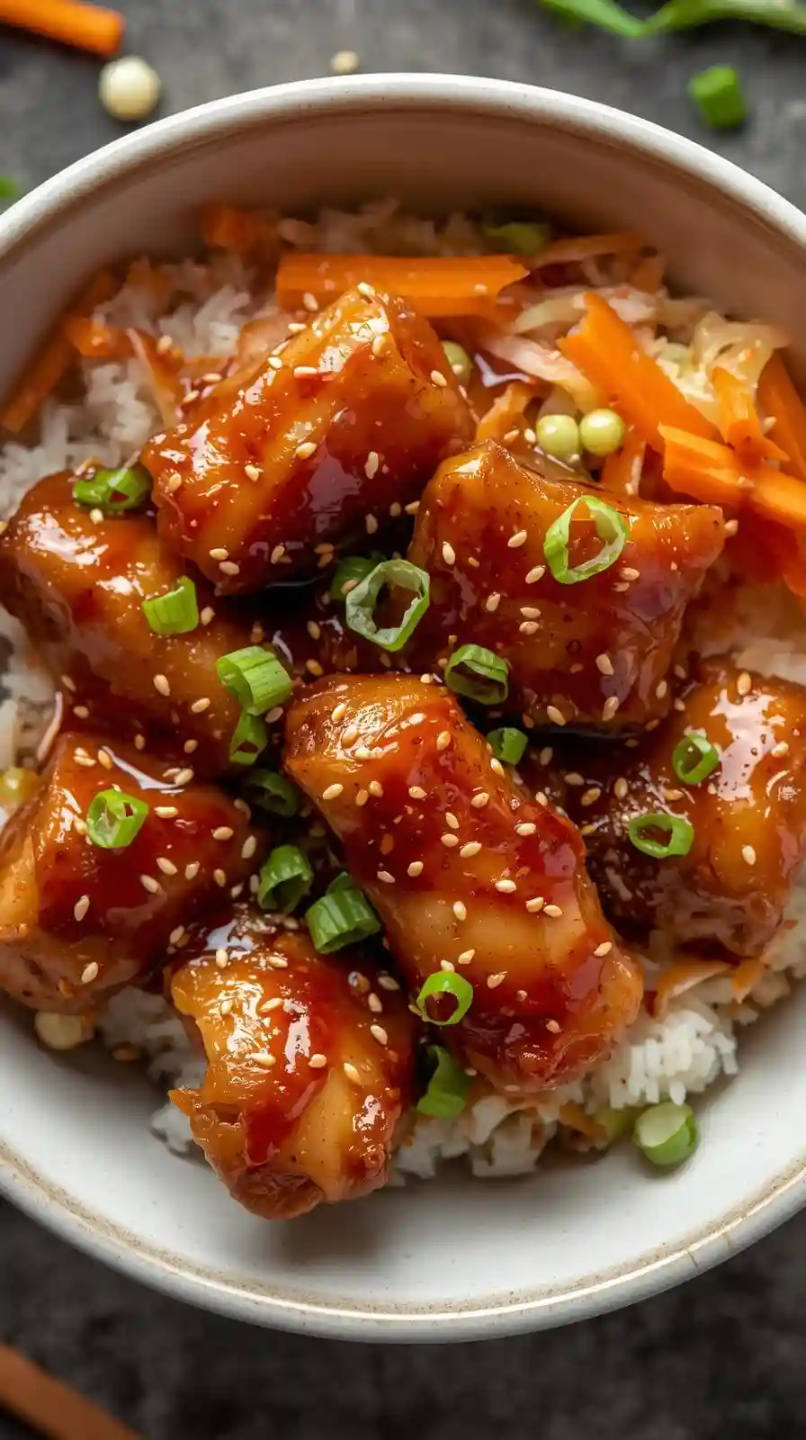 Teriyaki Egg Roll in a Bowl