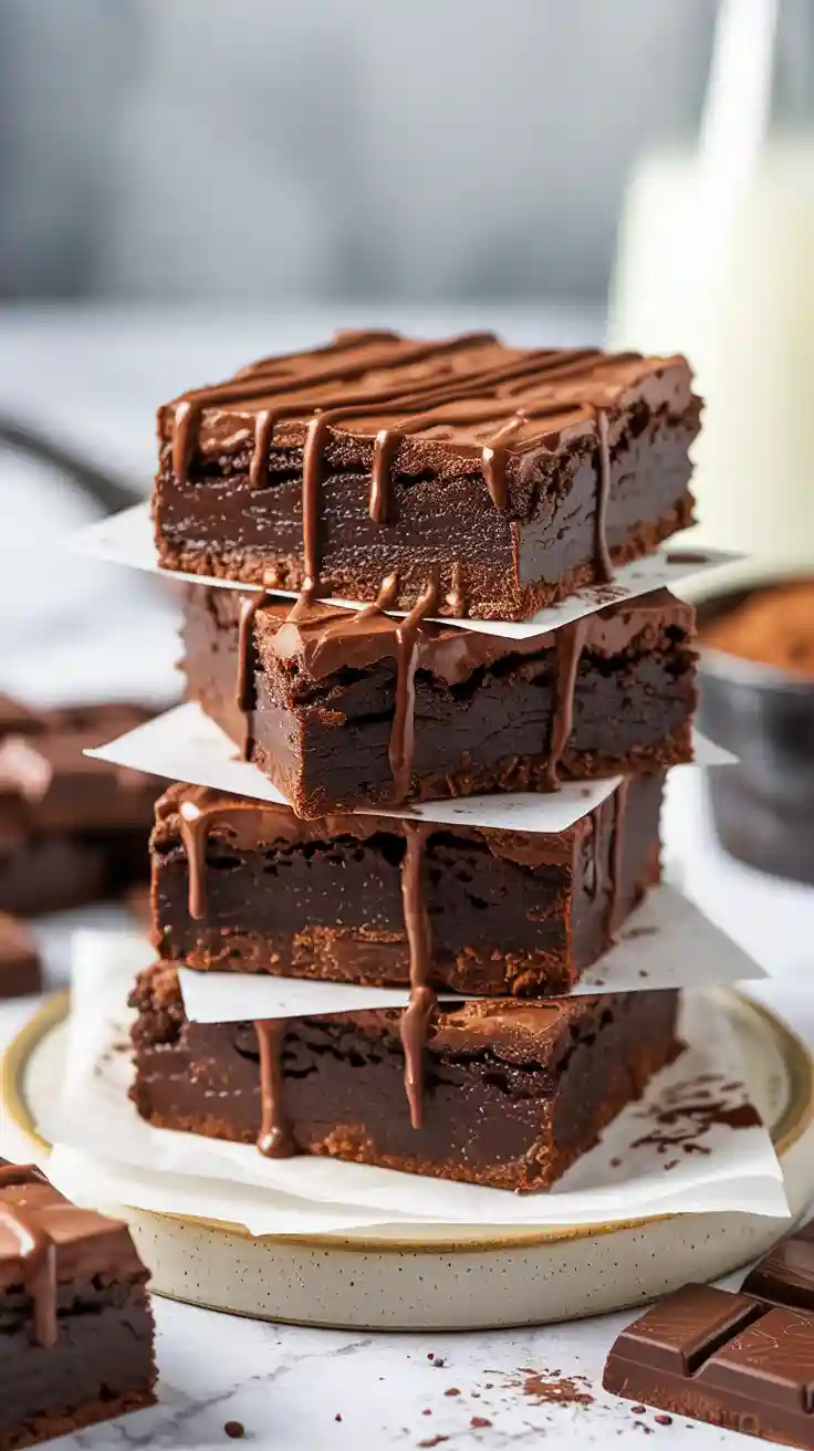 Triple-Chocolate Brownies