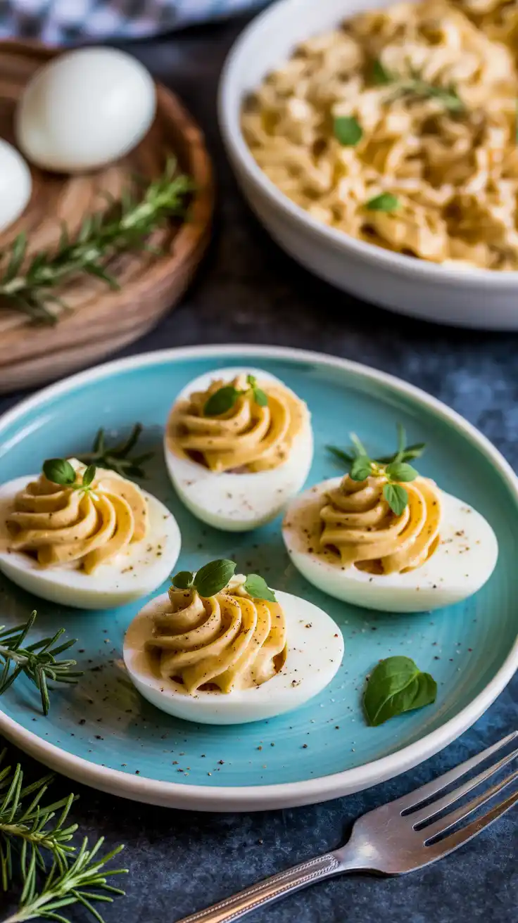 Carbonara Deviled Eggs