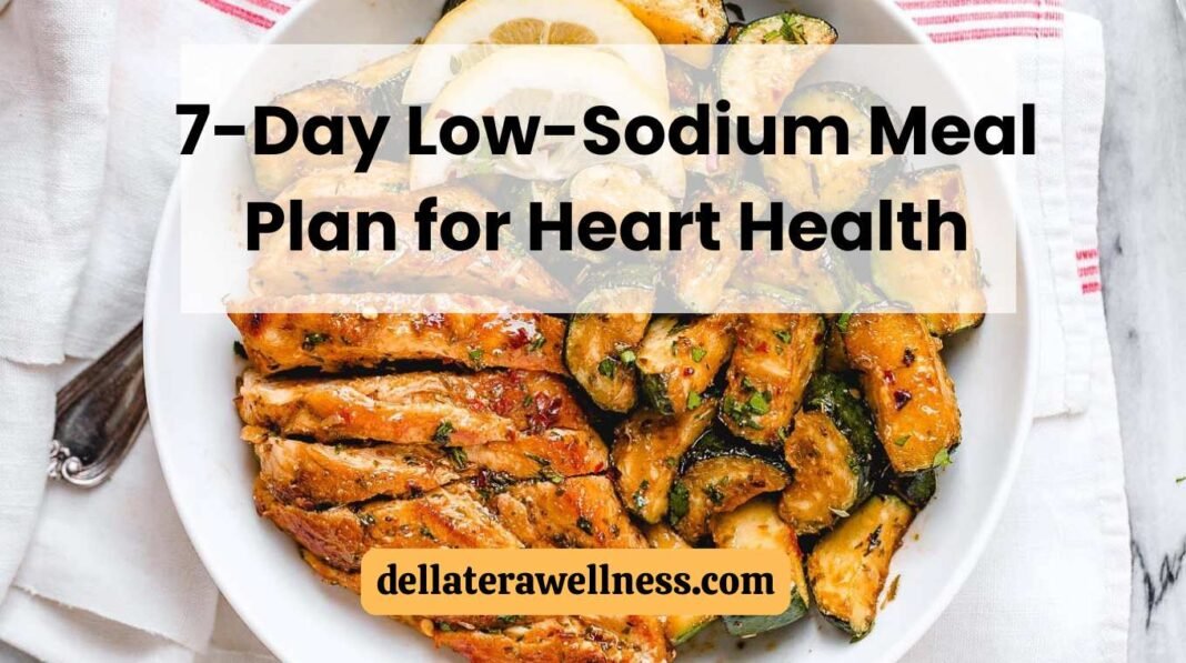 7-Day Low-Sodium Meal Plan for Heart Health