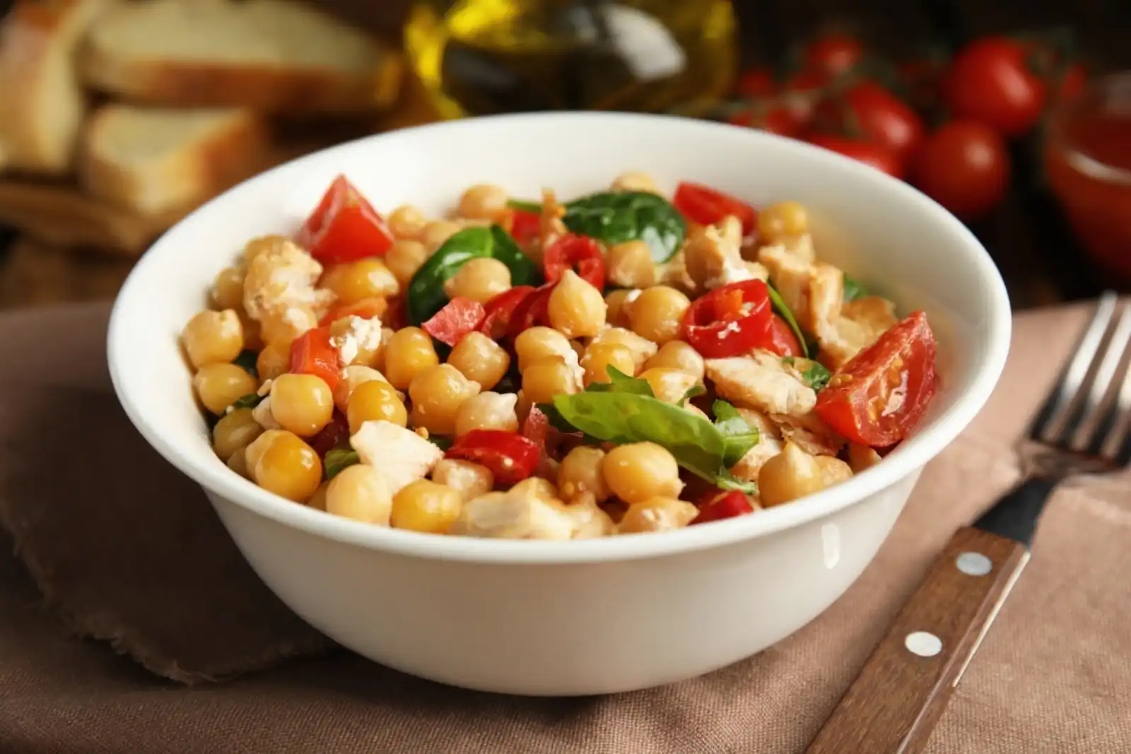 Fresh Chickpea Salad