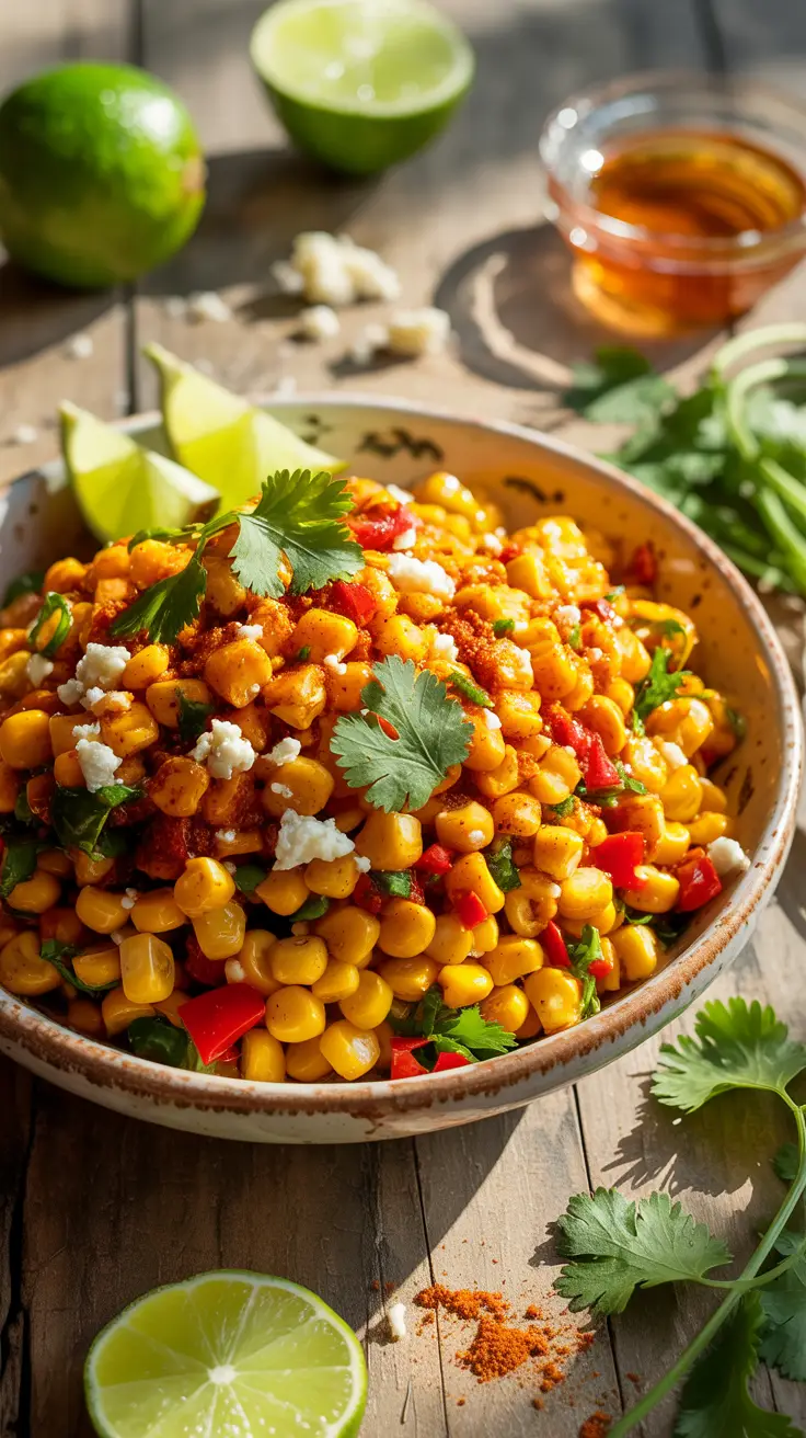 Sweet and Spicy Honey Corn Salad