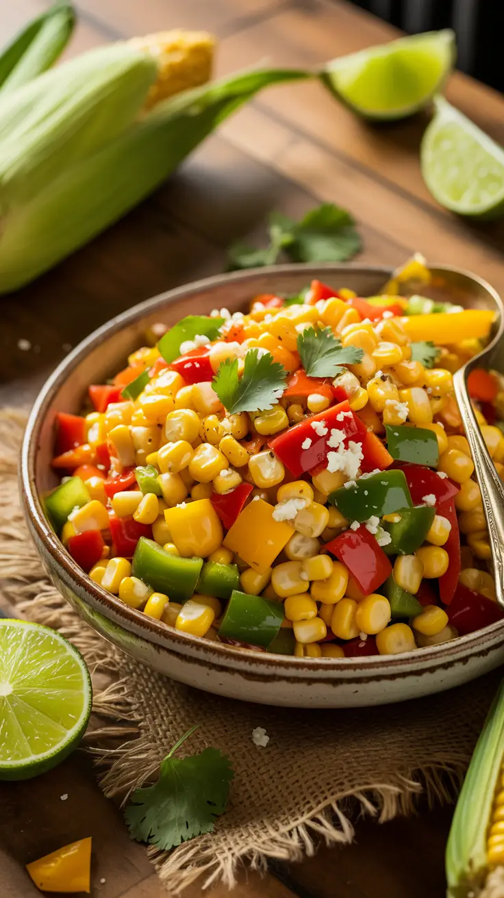 Sweet Corn and Bell Pepper Salad