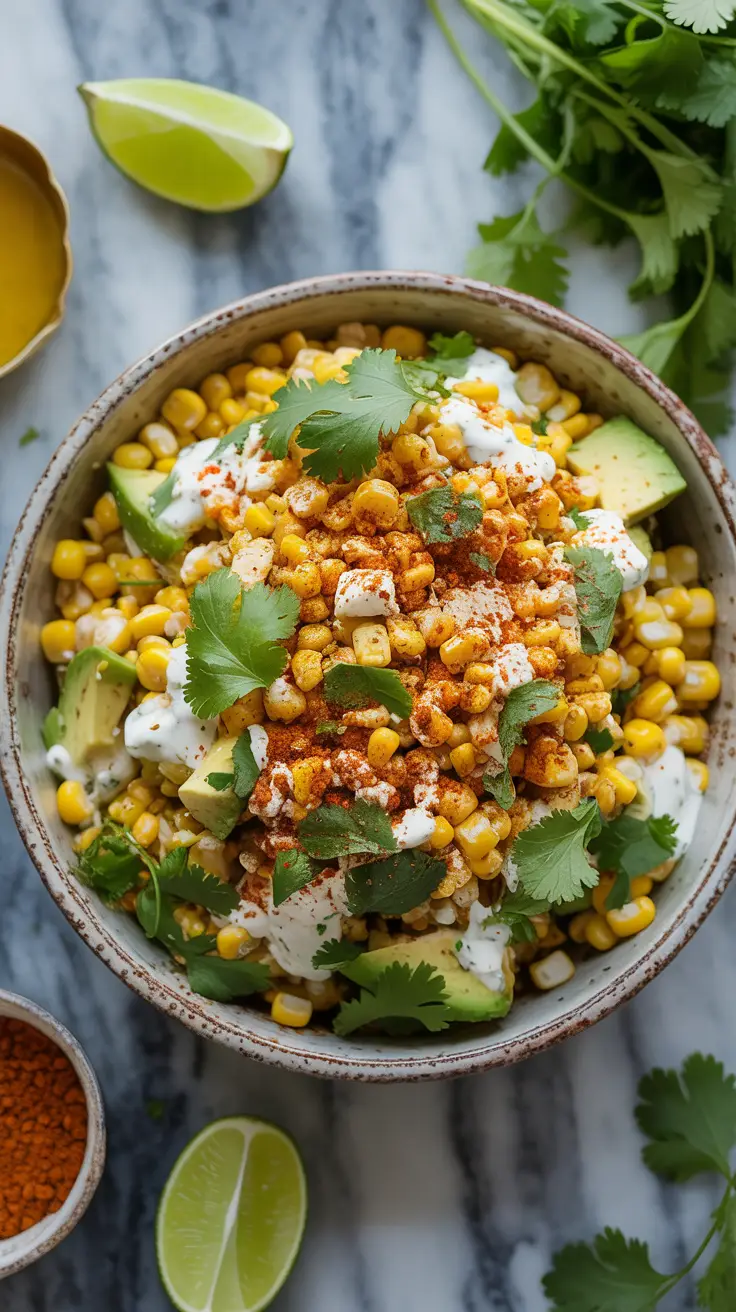 Greek Yogurt Dressing Corn Salad