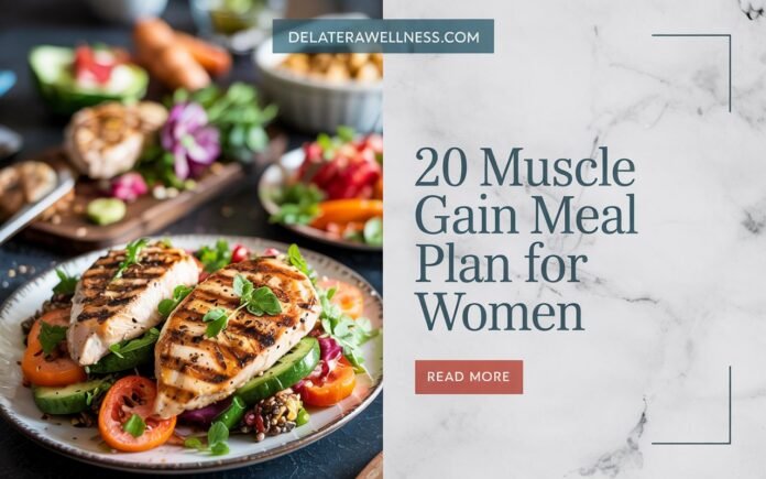 muscle gain meal plan for women