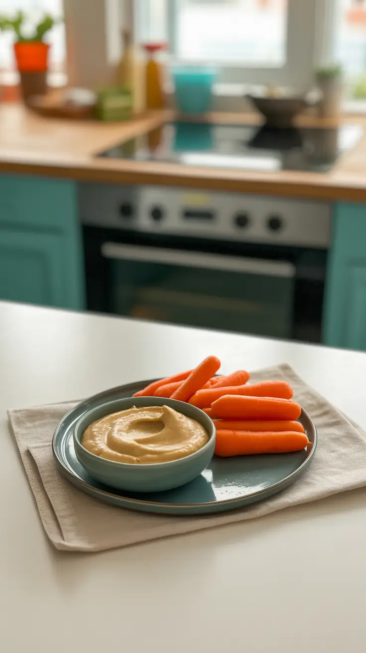 Carrot Sticks or Sugar Snap Peas