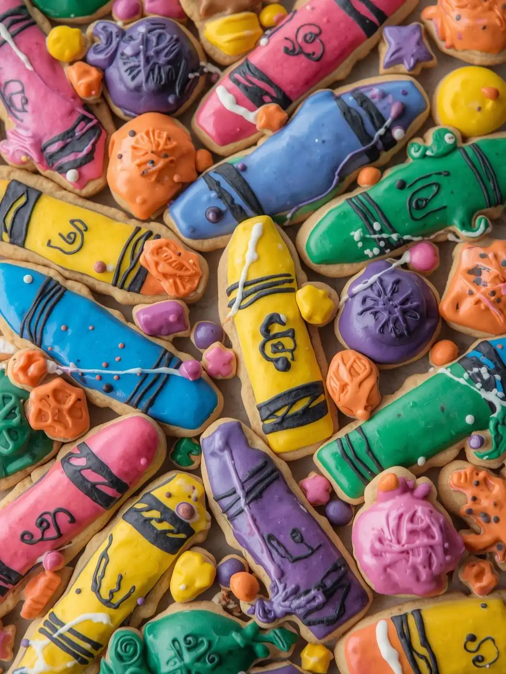 Crayon Cookies