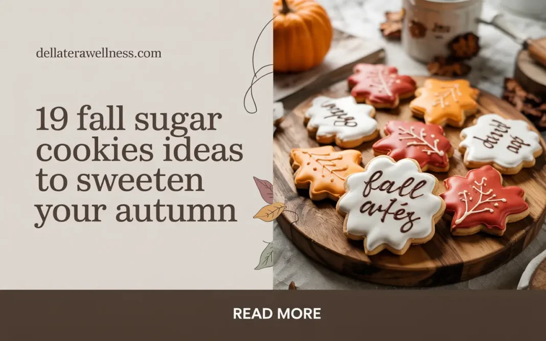 Fall Sugar Cookies