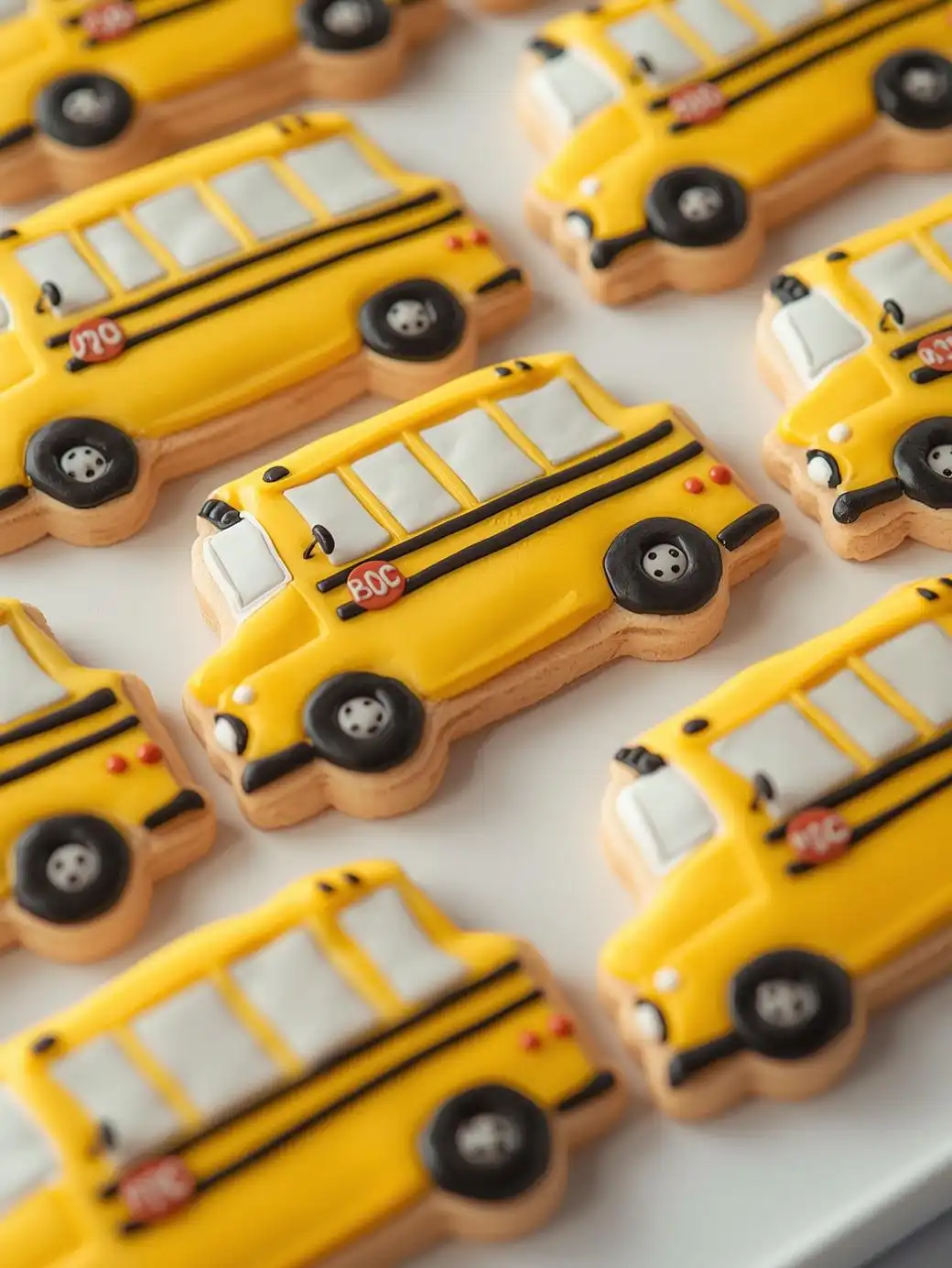 School Bus Cookies