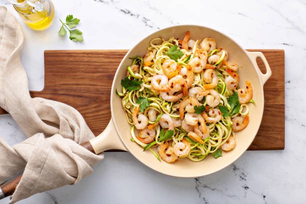 Garlic Shrimp with Zoodles