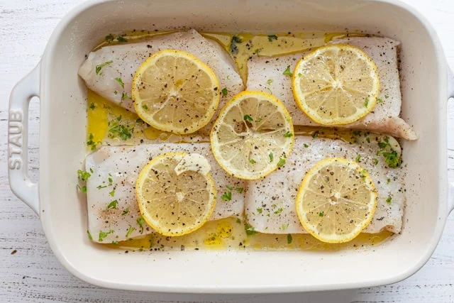 Lemon-Parsley-Baked-Cod