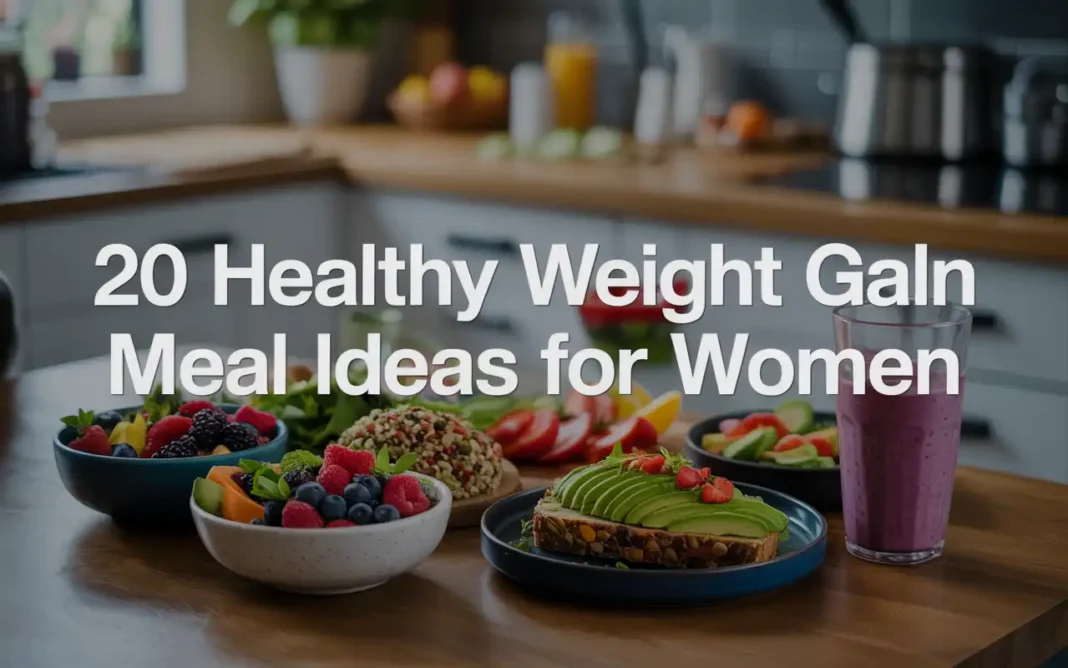 Weight Gain Meal Ideas for Women