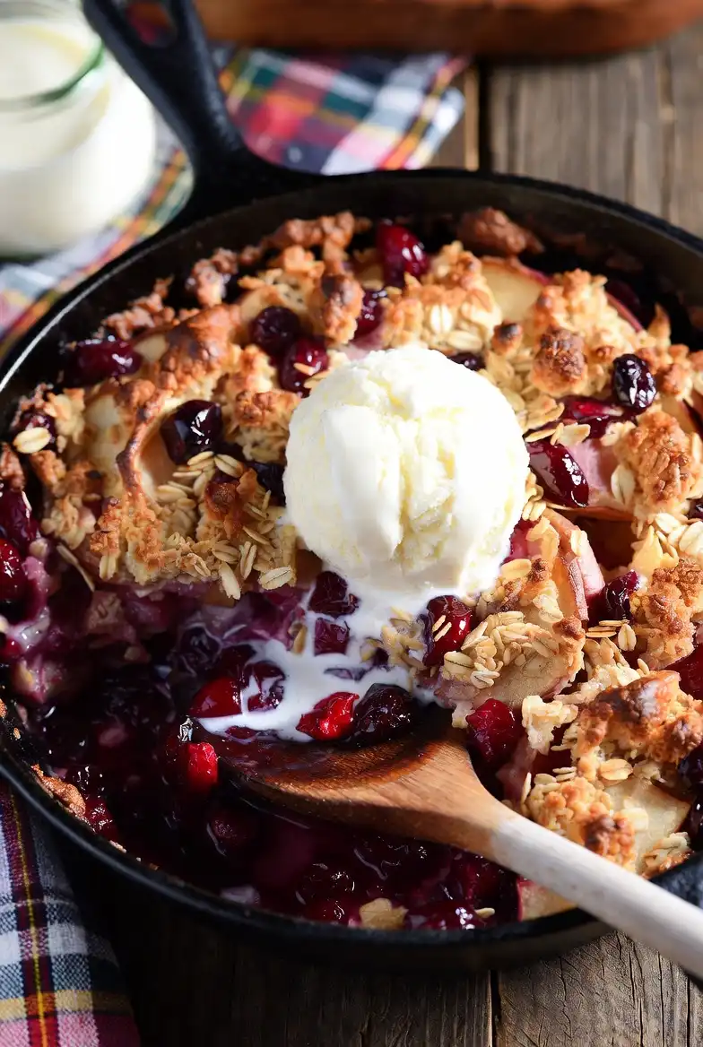 Apple Cranberry Crisp