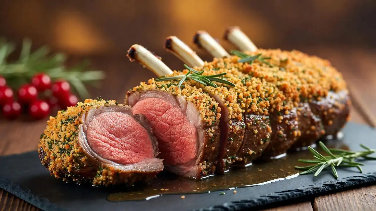 Aromatic Herb-Crusted Rack of Lamb