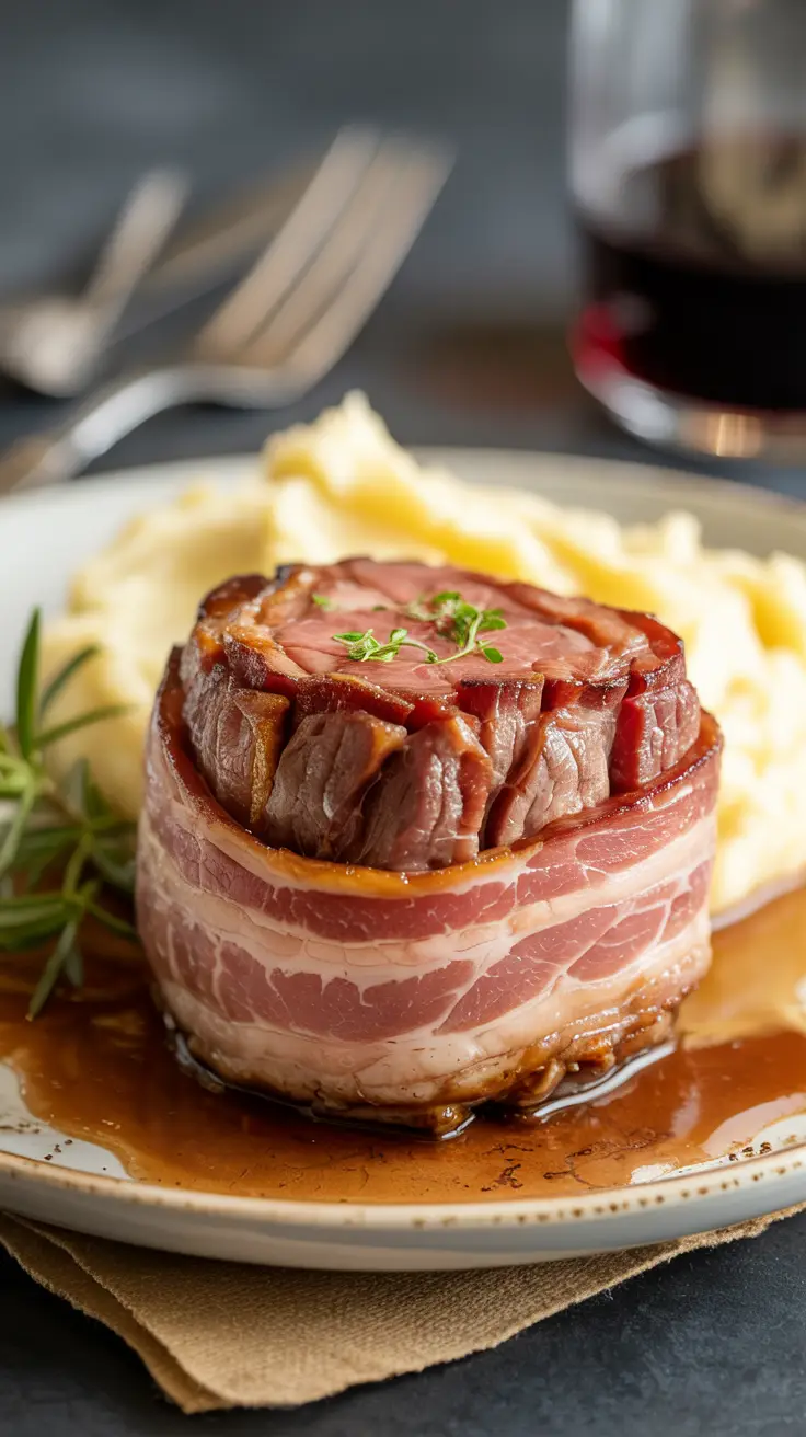 Bacon-Wrapped Filet Mignon