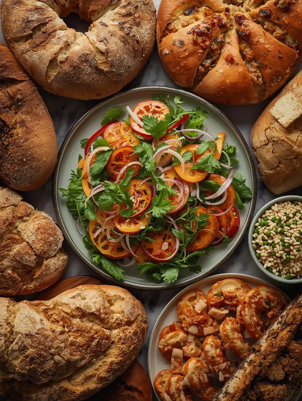 Breads & Salads