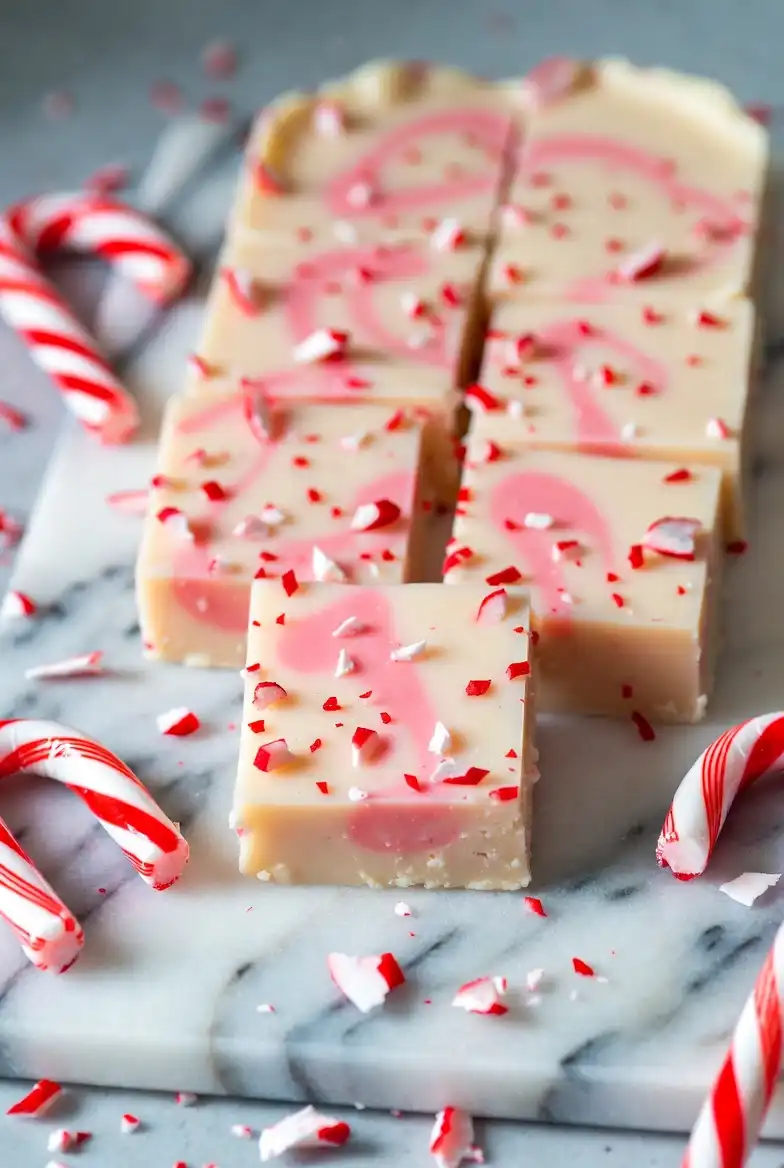 Candy Cane Fudge