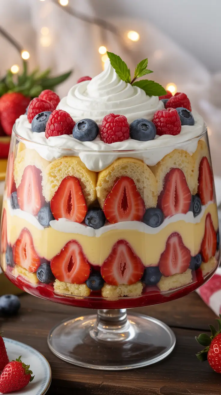 Christmas Trifle or Pavlova