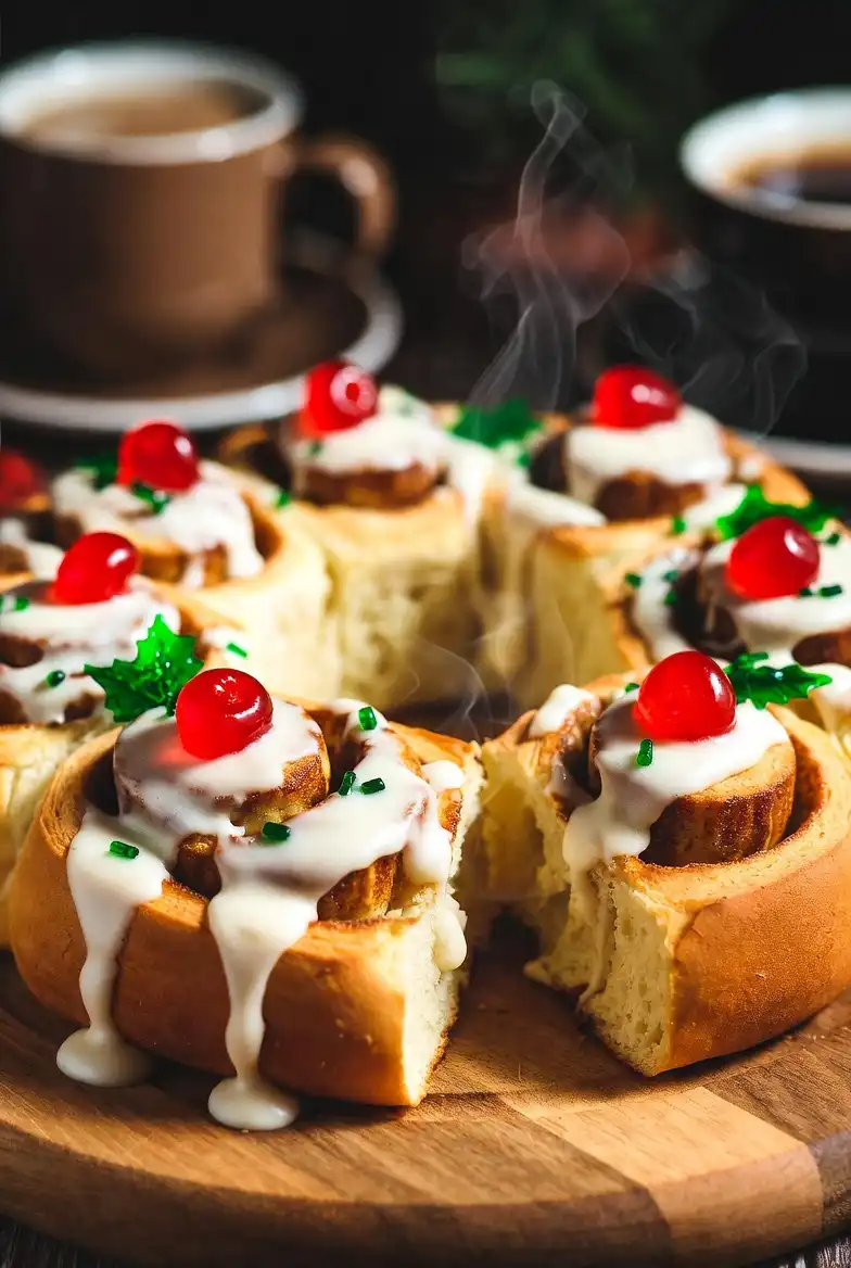 Cinnamon Roll Wreath