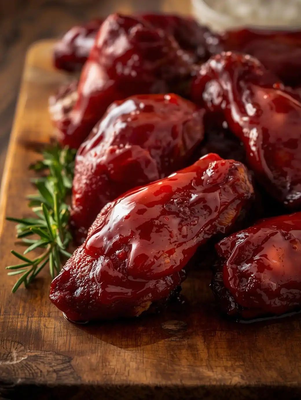 Cranberry BBQ Chicken Wings
