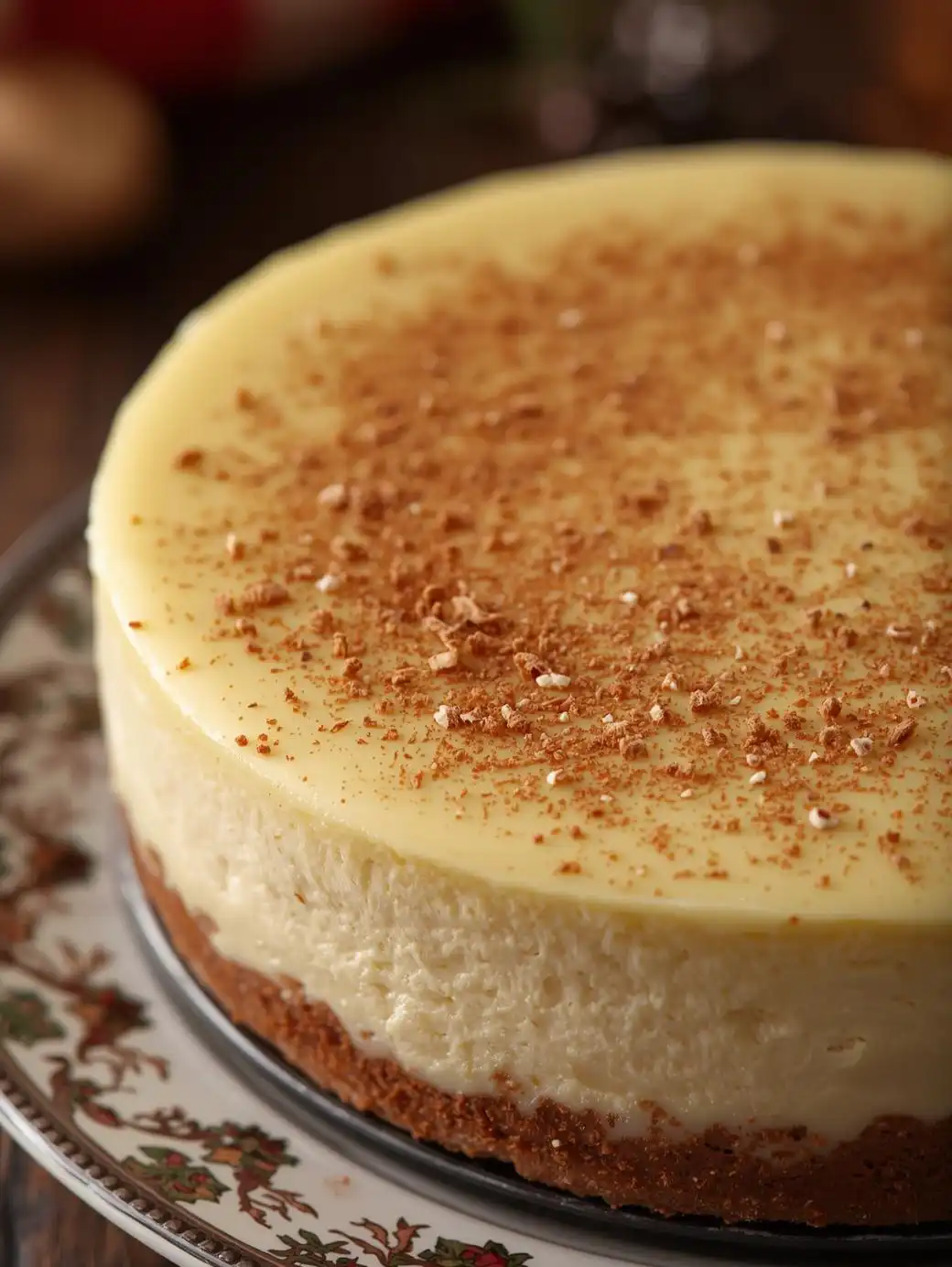 Eggnog Cheesecake