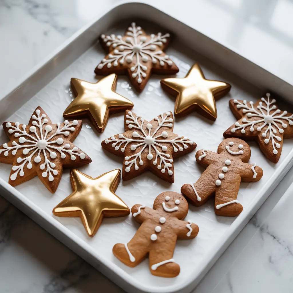 Gingerbread Cookies with Royal Icing