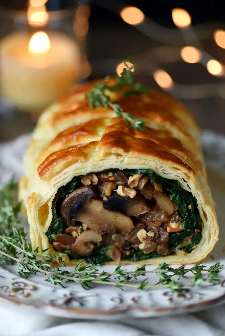 Hearty Vegetarian Mushroom Wellington