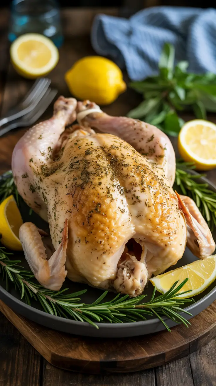 Lemon Herb Roast Chicken for