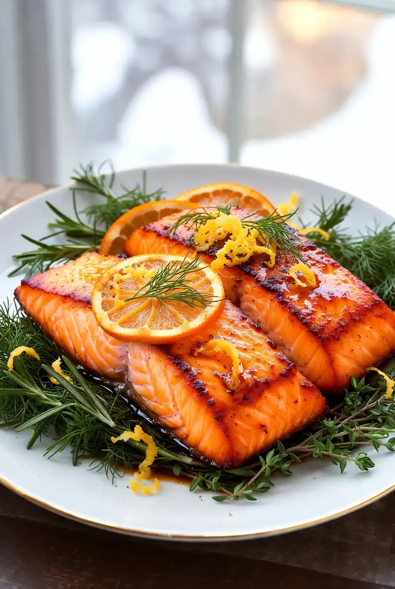 Maple-Glazed Salmon with a Hint of Citrus