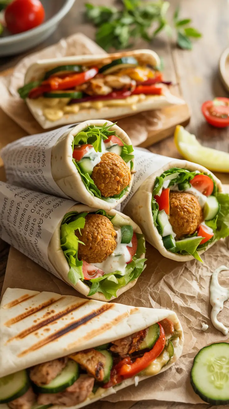 Mediterranean Wraps