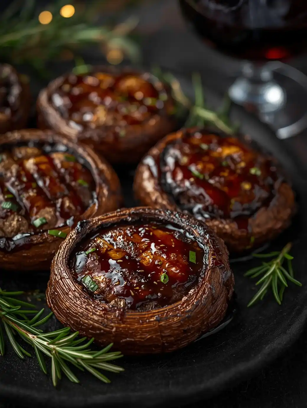 Portobello Mushroom Steaks with Balsamic Glaze