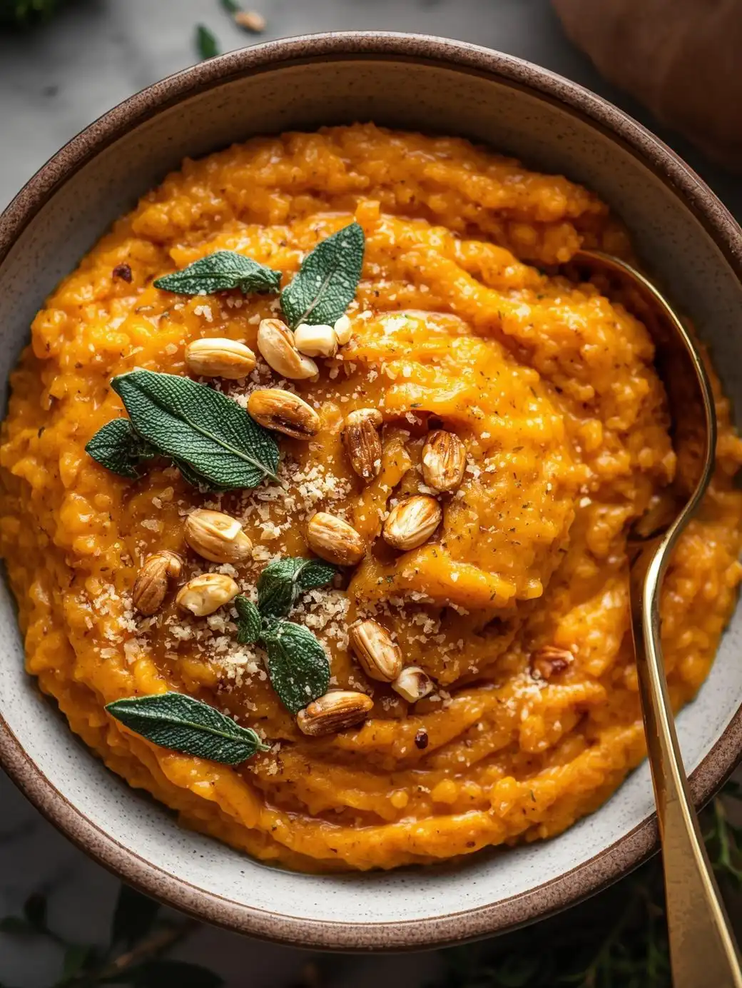 Pumpkin and Sage Risotto