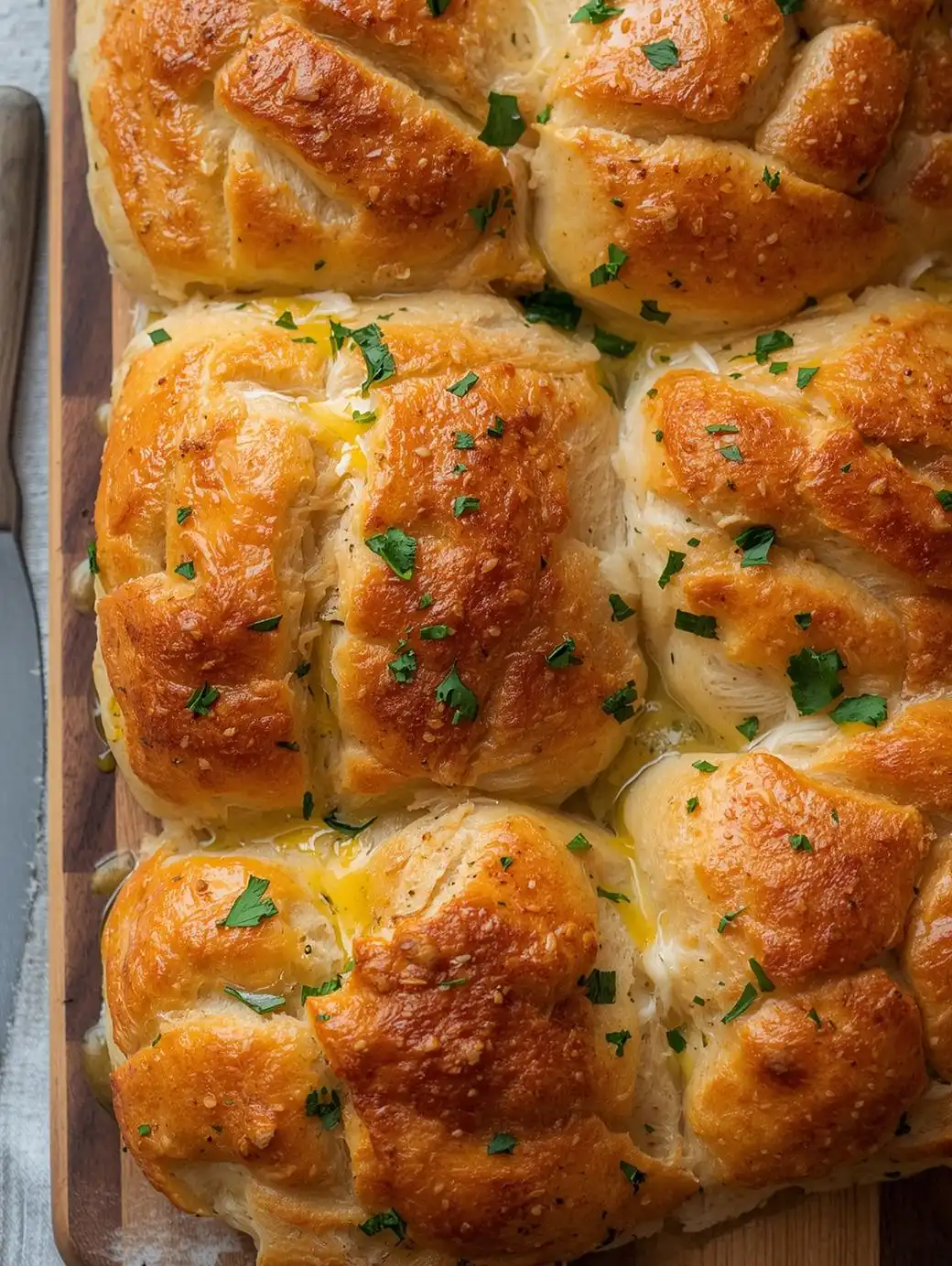 Pull-Apart Garlic Rolls