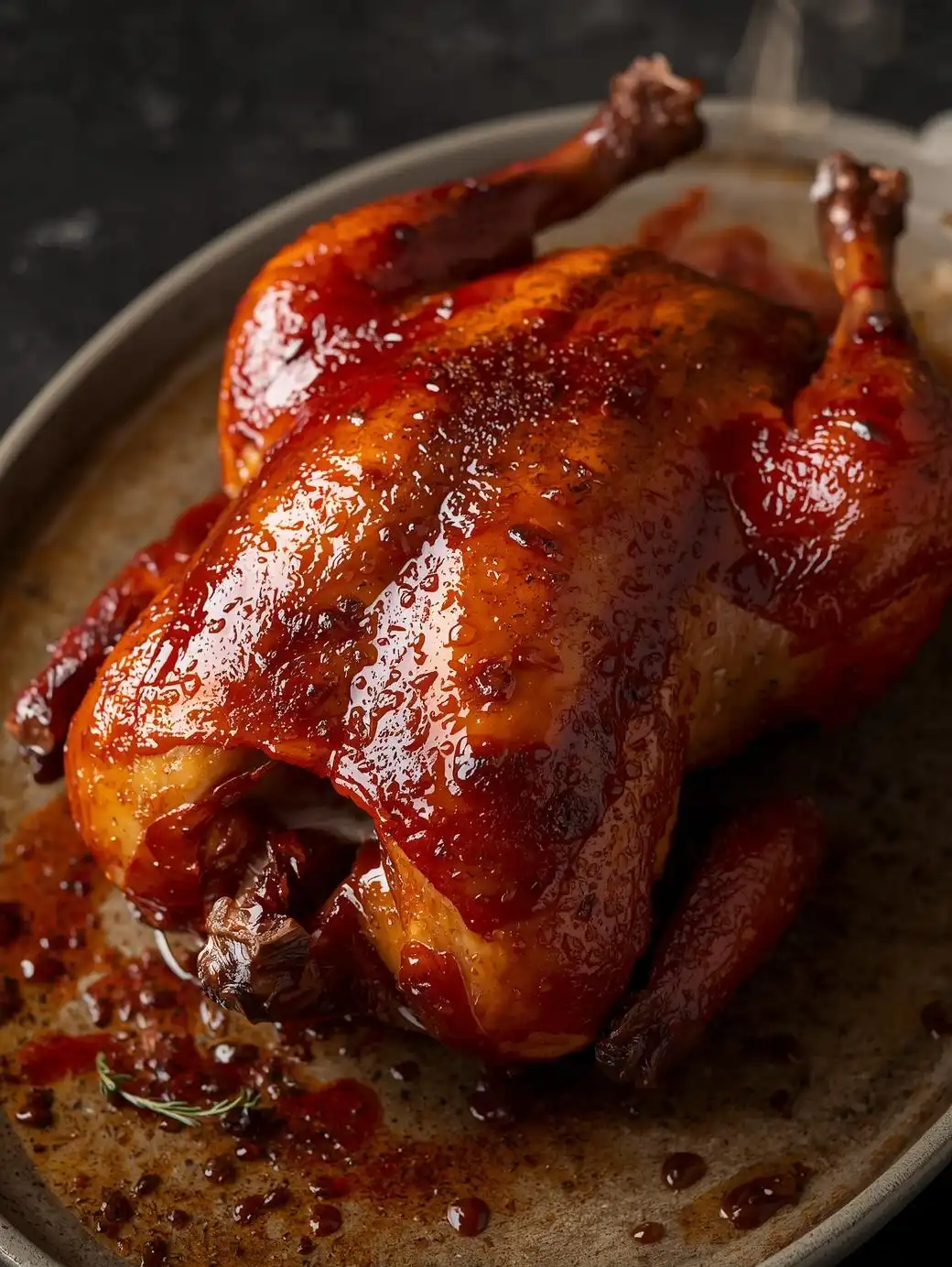 Roast Duck with Orange Glaze