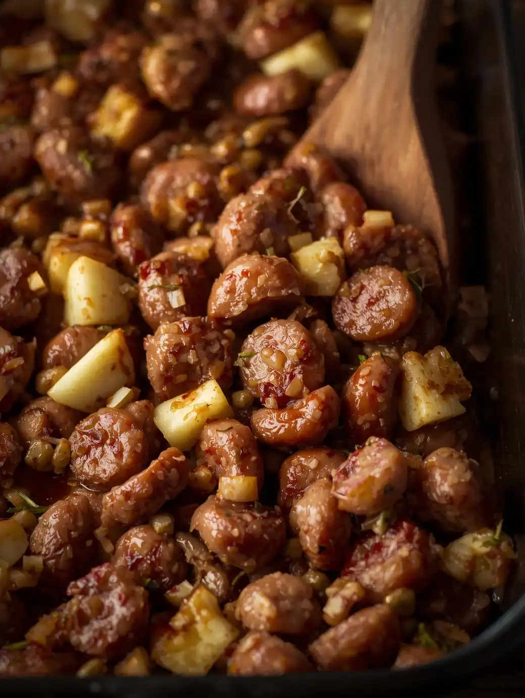 Stuffing with Sausage and Apples