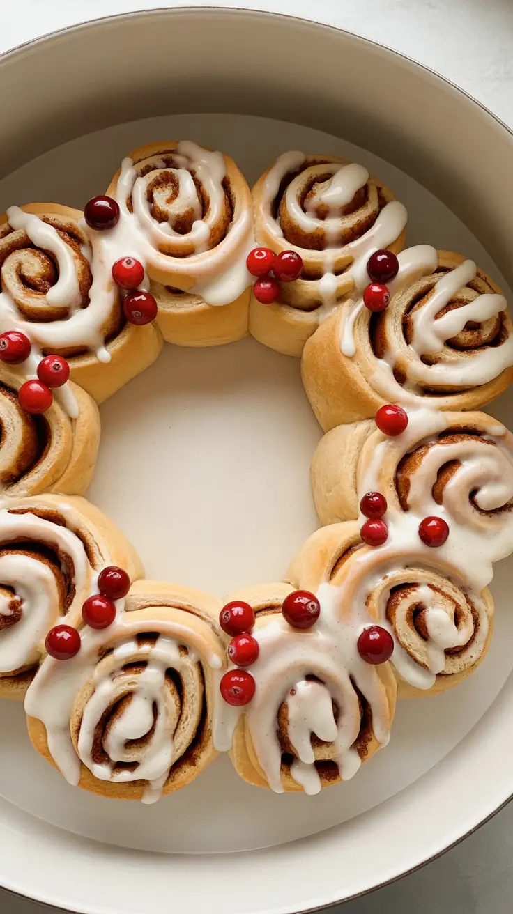 Cinnamon Roll Wreath