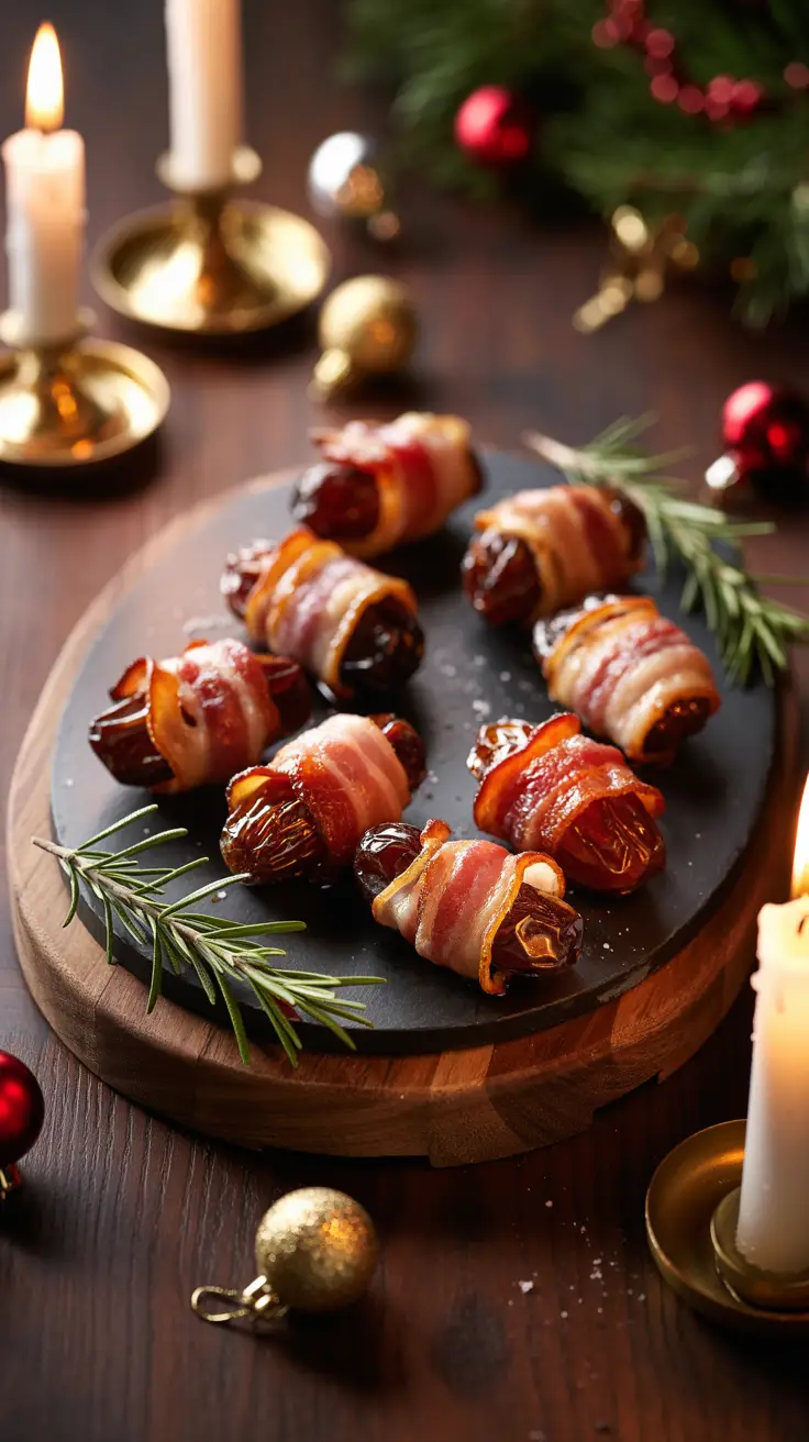 Bacon-Wrapped Dates