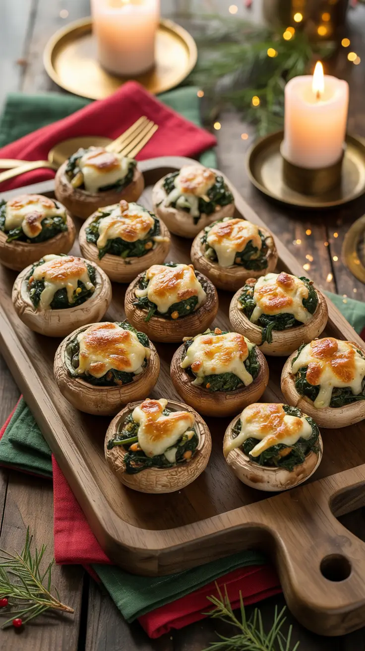 Savory Stuffed Mushrooms