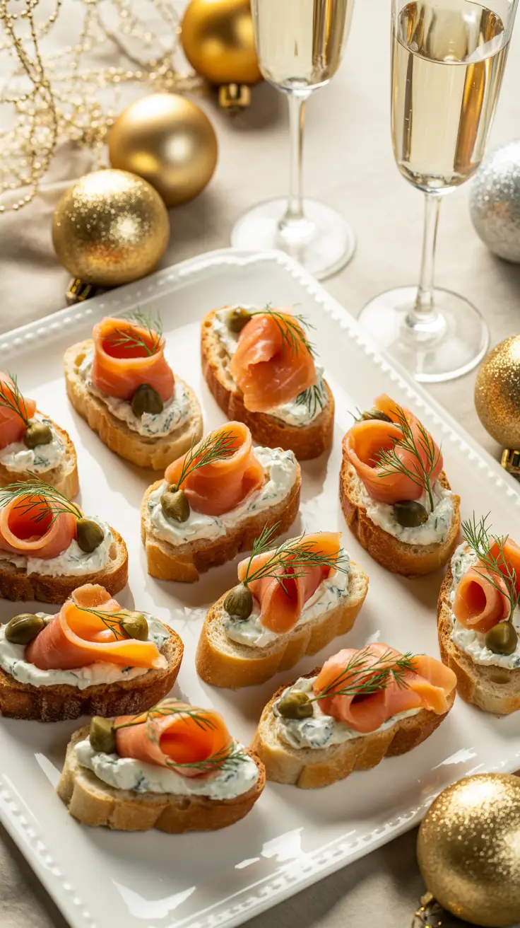 Smoked Salmon Crostini
