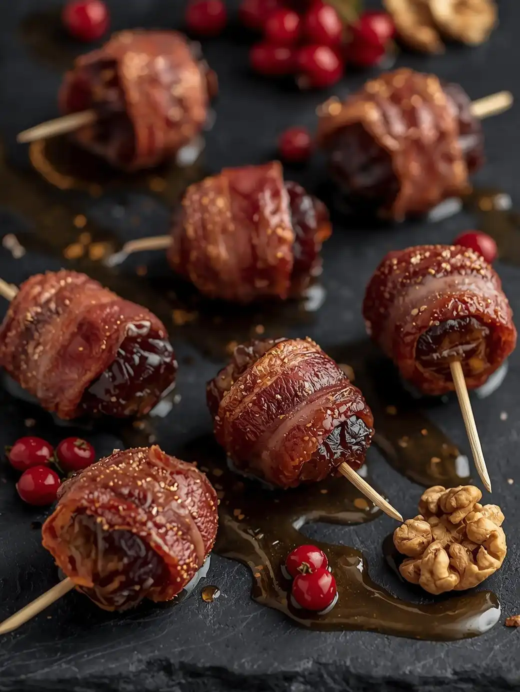 Bacon-Wrapped Dates