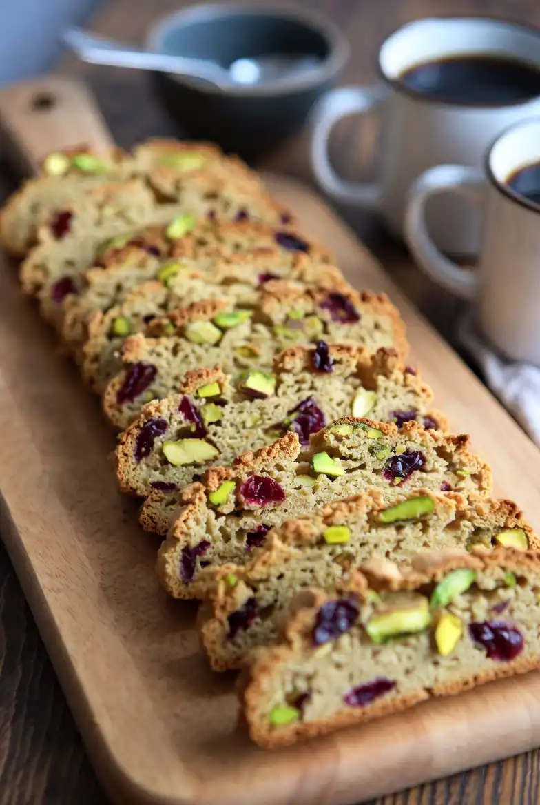 Cranberry Pistachio Biscotti