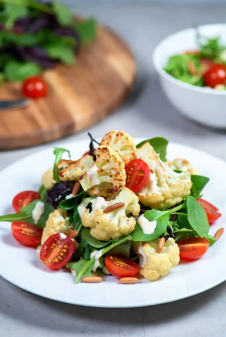 Crunchy Roasted Cauliflower Salad