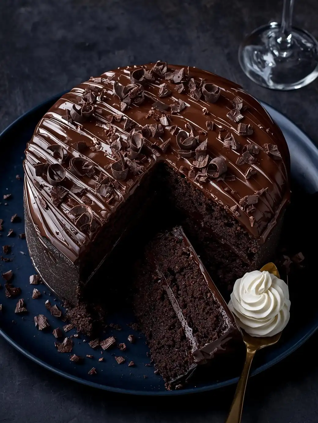 Midnight Chocolate Truffle Cake