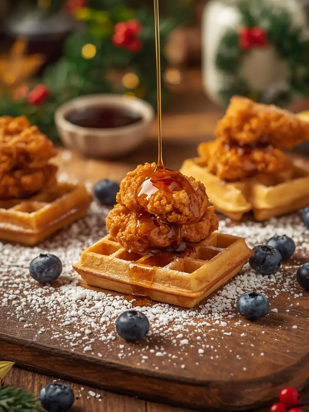 Mini Chicken & Waffle Bites