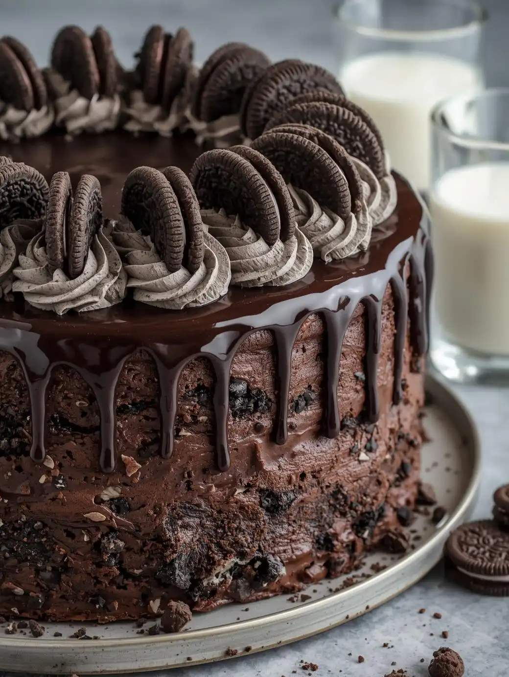 Oreo Cookies & Cream Cake